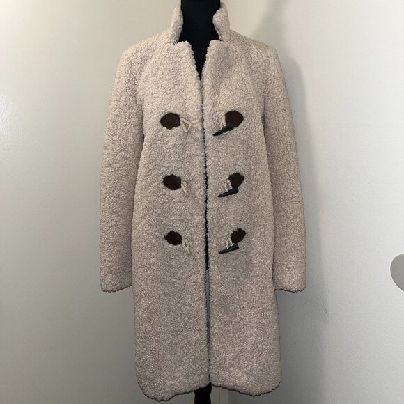 J.Crew Sherpa Toggle Coat - Picture 1 of 9